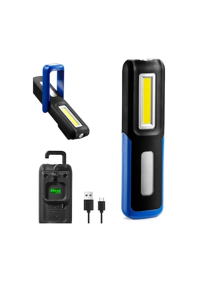 Lightingx Lx-028 Cob Led Mıknatıslı Çalışma Lambası Tamirci Feneri