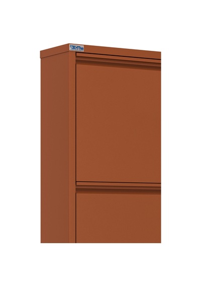 Ceha 4'lü Metal Ayakkabılık - Taba K.AYK-4/P8004