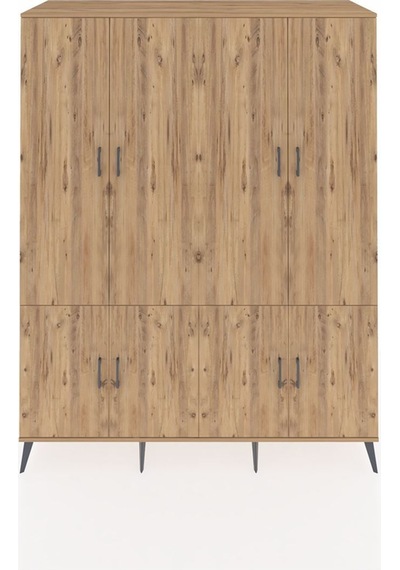 Kronos Gardrop 10 Raflı 8 Kapaklı 176x59x221 Çam-çam Çam Kronos Gardrop 10 Raflı 8 Kapaklı 176x59x221 Çam-çam Çam
