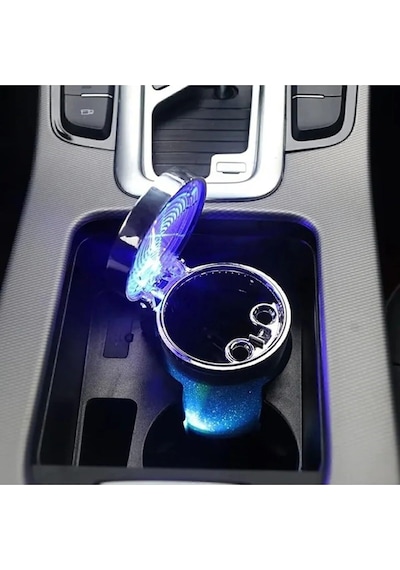 Swm G05 Pro Premıum Dct Araca Uygun Rgb 7 Renkli Led Işıklı Araç İçi Küllük