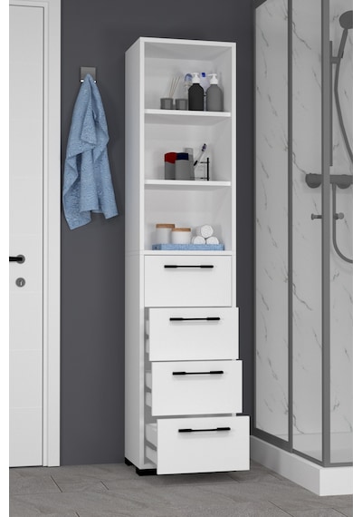 Lizbon No.3 Banyo Dolabı Beyaz