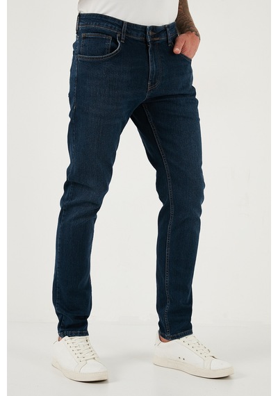 Buratti Pamuklu Slim Fit Yüksek Bel Dar Paça Jeans Erkek Kot Pantolon 3300C28Tokyo Lacivert Buratti Pamuklu Slim Fit Yüksek Bel Dar Paça Jeans Erkek Kot Pantolon 3300C28Tokyo Lacivert