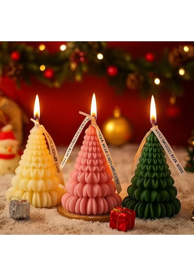 Origami Noel Ağacı Silikon Kalıp S981