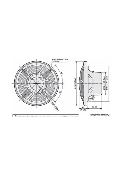 Tr Ts-mr2040 200w 20 Cm Marine Hoparlör