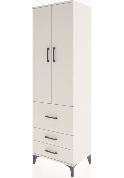 Hyperion Dolap 2 Raflı 3 Çekmeceli Tek Askılı 60x44x195 Aytaş... Aytaşı