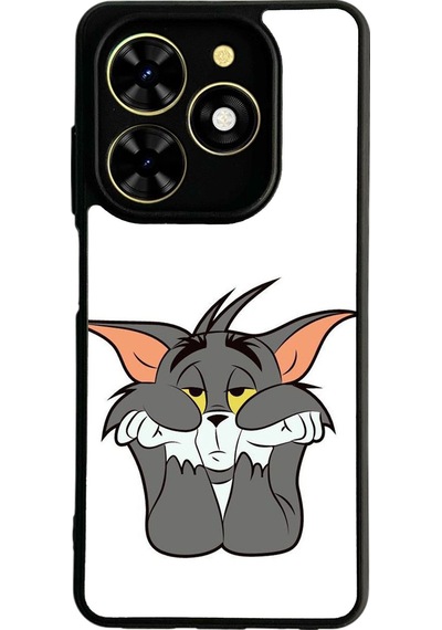 Tecno Spark Go 2024 Tom Tasarımlı Glossy Telefon Kılıfı Siyah