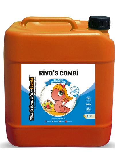 Riverm'Den 5L Rivo Combi (Organomineral Gübre)