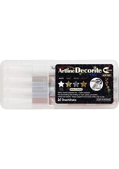 Artline Decorite Brush Marker Set: 2