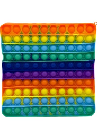 Popit Kare Pop İt Stres Oyuncağı 20x20 Cm 1 Adet