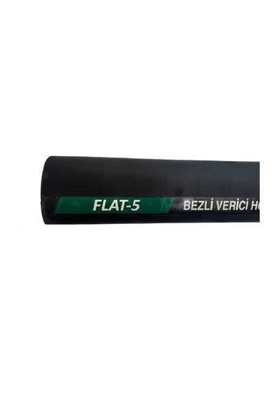 Sel Flat 5 Bahçe Sulama Hortumu Örgülü Su 2" - 61 Metre