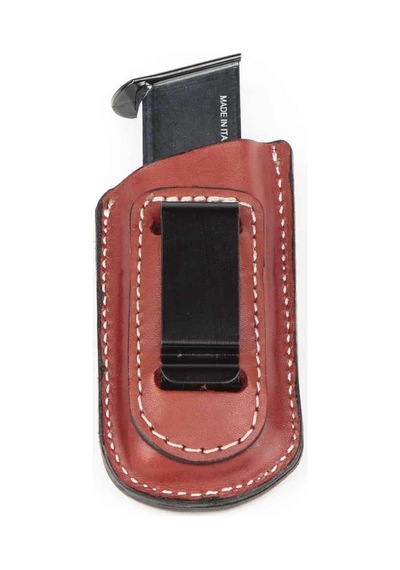 Wolf Holster Deri Şarjör Kılıfı Tekli Maşalı Taba Hızlı Çekim-21582 - Standart Taba
