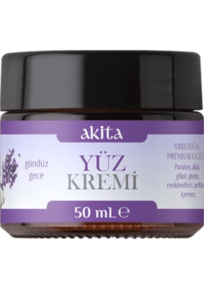 Akita Doğal Yüz Kremi Lavanta 50 ML