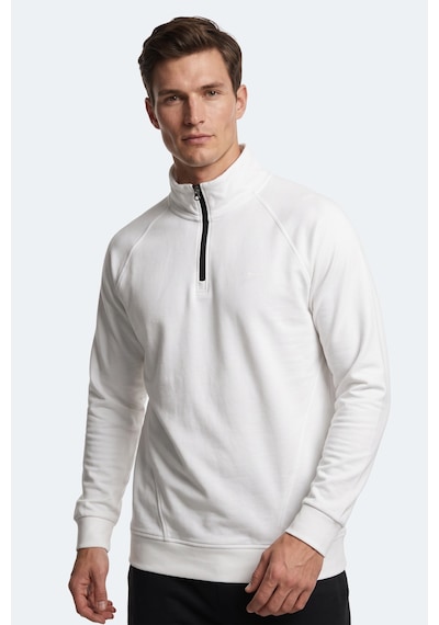 Slazenger Malıka Erkek Ekru Sweatshırt