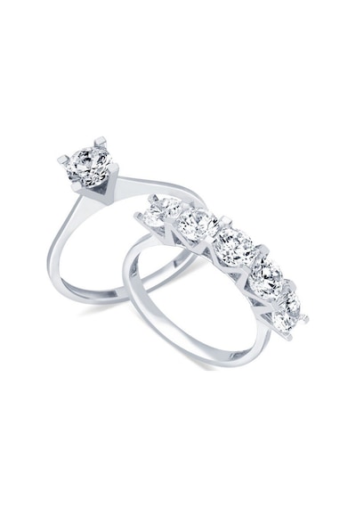 Diamond Line - Gülaylar - Beyaz Altın 8 Ayar Tektaş Yüzük Diamond Line - Gülaylar - Beyaz Altın 8 Ayar Tektaş Yüzük
