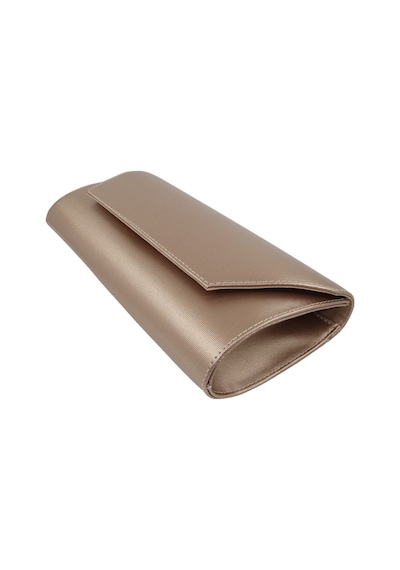 Keeba Bronz Abiye Çanta. Bronz Kadın Abiye Çanta. Abiye Bronz Kumaş Davet Gece Portföy Clutch Çanta.