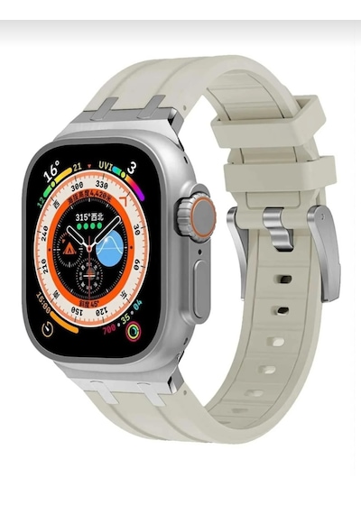 Apple Uyumlu Watch 44mm Kordon Silikon Kordon