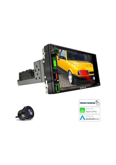 Sunplus Hitech Sp-8920a-cp Tofaş Android Double Teyp 7 Inç 4x55 Watt 2 32gb Carplay