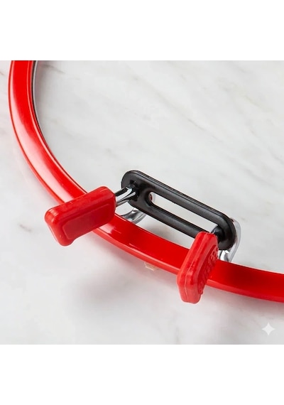 2 Adet Metal Yaylı Kasnak Orta Boy Nakış Kasnağı 12,6 Cm
