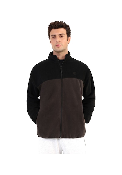 Lumberjack Polar Sweatshirt Erkek Siyah Ml Sanba 7plr002 000000000102709082