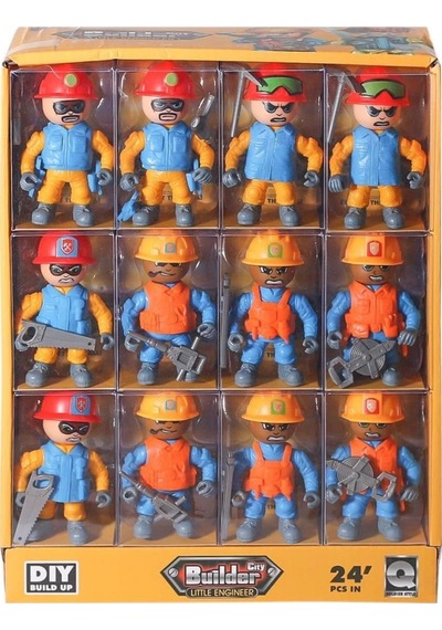 8910-d61 Şehrin İnşaat Gücü Adamlar -birliktoys Diğer