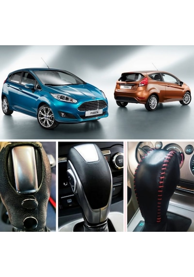 Ford Fiesta 2013/2020 Otomatik Vites Kılıfı Hakiki Deri