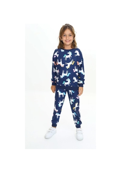 My Kids Wear İpeksi İki İplik Aplike Kumaş Çocuk Takımları Saks Mavi My Kids Wear İpeksi İki İplik Aplike Kumaş Çocuk Takımları Saks Mavi