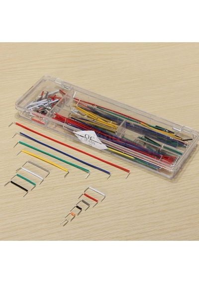 140 Parça Kutulu Kablo Seti - Breadboard 140 Adet Jumper Kablo Standart