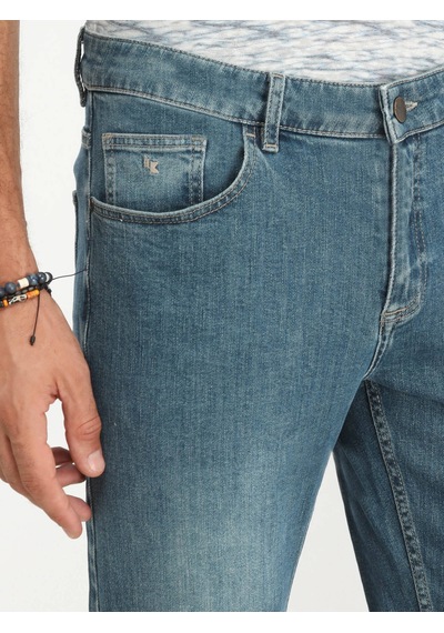 Kip Slim Fit Dar Paça Lacivert Erkek Kot Pantolon Pant 2445 001
