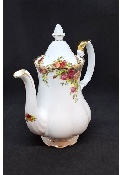 Old Country Roses Bone China Büyük Boy Porselen Fincan Sunum Ürünü 1.7 L Kırmızı