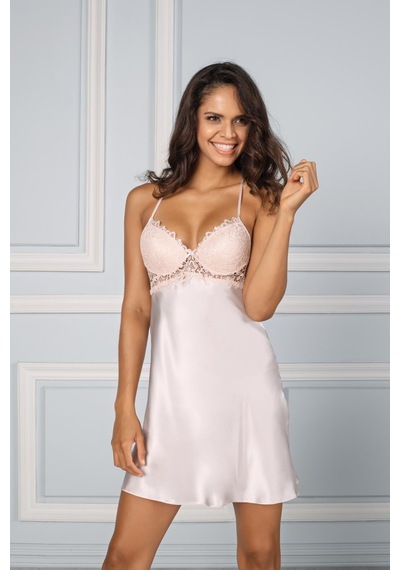 Pierre Cardin 6955 Kadın Saten Altılı Set - İnci Pudra