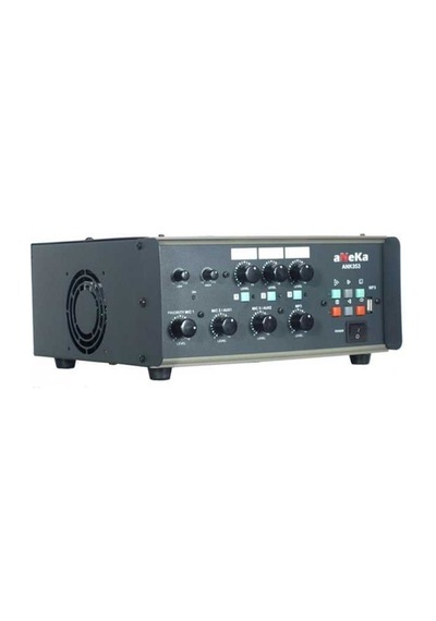 Atak Ank-353 3X60W 100V 2 Mikrof Girişli Mp3 Mikser