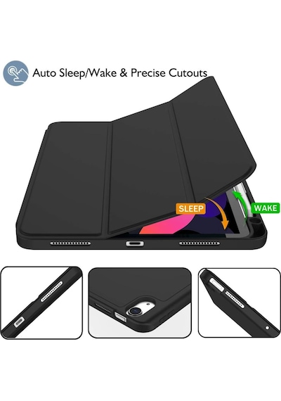 Xiaomi Redmi Pad Pro 12.2inç 2025 Uyumlu Kılıf Kalem Bölmeli Smart Case Kılıf