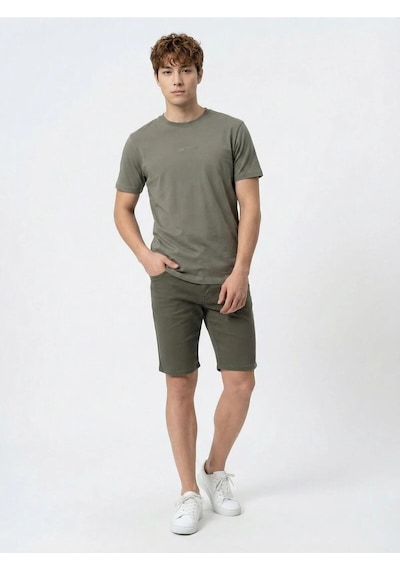 Erkek T-shirt Lf2042271 Haki