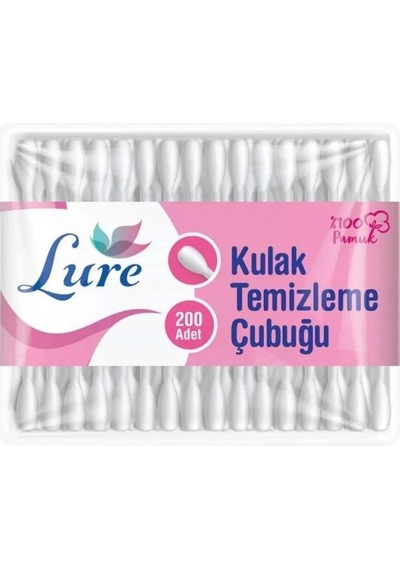 Lure Kulak Temizleme Çubuğu 200 Lü 2 Adet