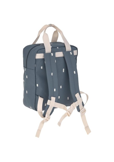 Lassig Çocuk Sırt Çantası, 28 Cm, 7 L, Göğüs Kemerli Ve Su Geçirmez Mavi