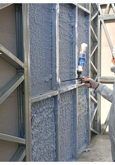 Poliüretan Termal Yalıtım Sprey Köpük 5adetx930gr Tabancalı