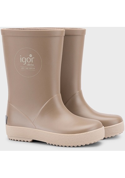 Igor Unisex Çocuk Yağmur Çizmesi W10292 Koyu Bej