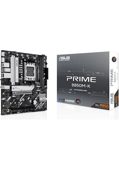 Asus Prıme B850m-k Am5 Ddr5 8400mhz Oc Hdmı Matx Anakart