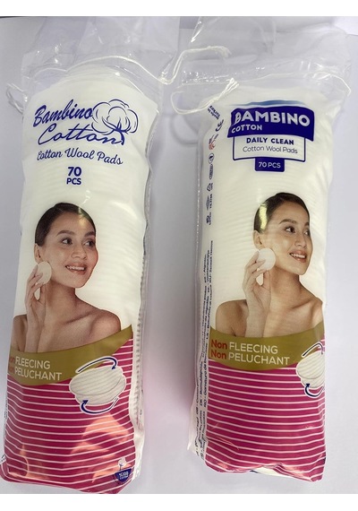 Bambino Cotton 70'li Makyaj Temizleme Pamuğu