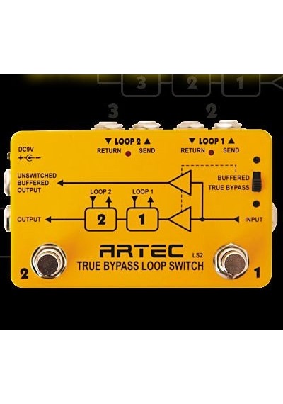 Artec Ls-2 Çift Kanal Loop Switch Pedal
