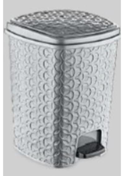 Rattan Star Pedallı Çöp Kovası 12 Lt. Royaleks-e248
