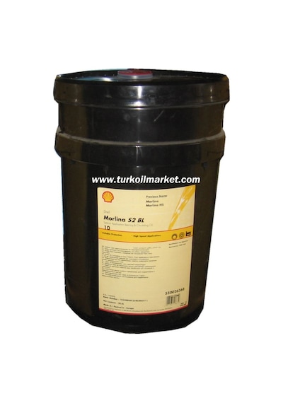 Shell Morlina S2 BL 10 Yüksek Performanslı Sirkülasyon Yağı 20 L