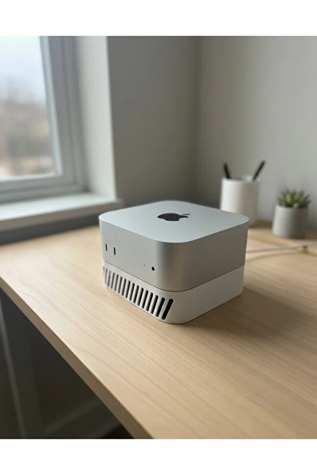 M4 Mac Mini Standı Dayanıklı Minimal Yükseltici Stand