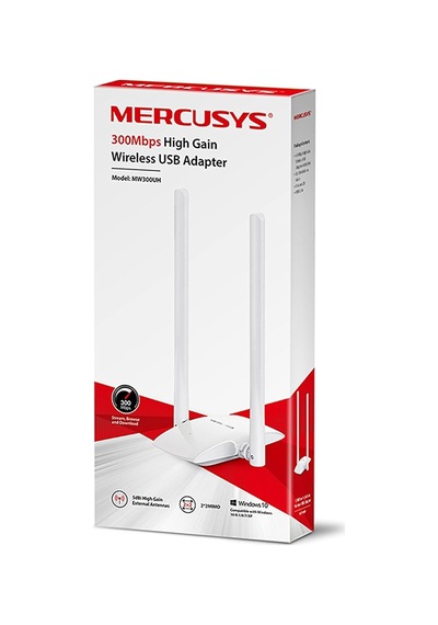 Mw300uh, 300mbps Yüksek Kazançlı Kablosuz Usb Adaptörü