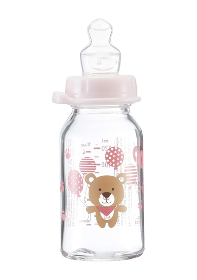 Tr Wide Neck Bottle 125 Ml Antikolik Cam Biberon Kız, Mavi