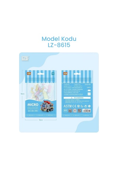 Loz Micro Block 4'lü Savaş Araçları 4 Farklı Model Dekoratif Oyuncak Yapım Seti Yapı Blok Seti