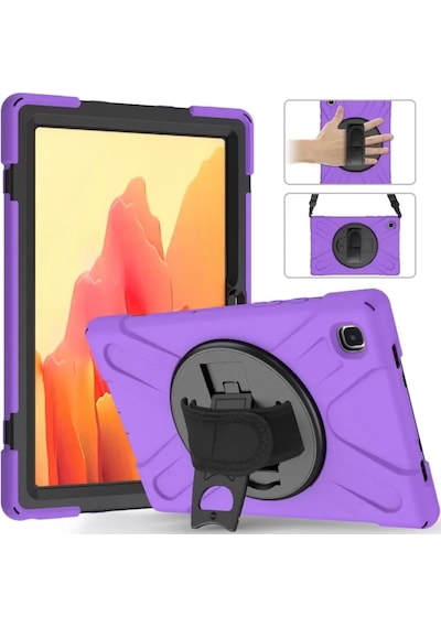 Newface Samsung Galaxy T500 Tab A7 10.4 Kılıf Amazing Tablet Kapak - Mor