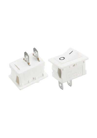 Ic-125B-1 Mini (S) Işıksız Anahtar On-Off Beyaz Renk