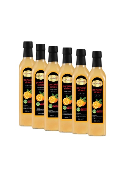 Hanzade Bitkisel Portakal Sirkesi 6 x 500 ML