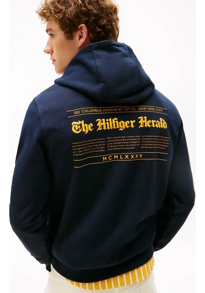 Tommy Hilfiger Hılfıger Herald Grap, Dw5 Lacivert Erkek Sweatshirt